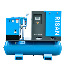 Máy nén khí trục vít Risan 15 bar 16 bar áp suất cao 15KW / 20HP có máy sấy cho máy cắt laser