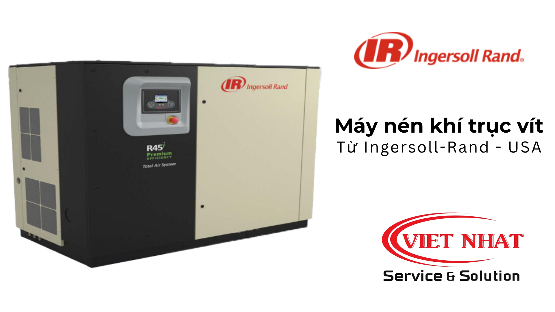Máy nén khí trục vít Ingersoll Rand- USA