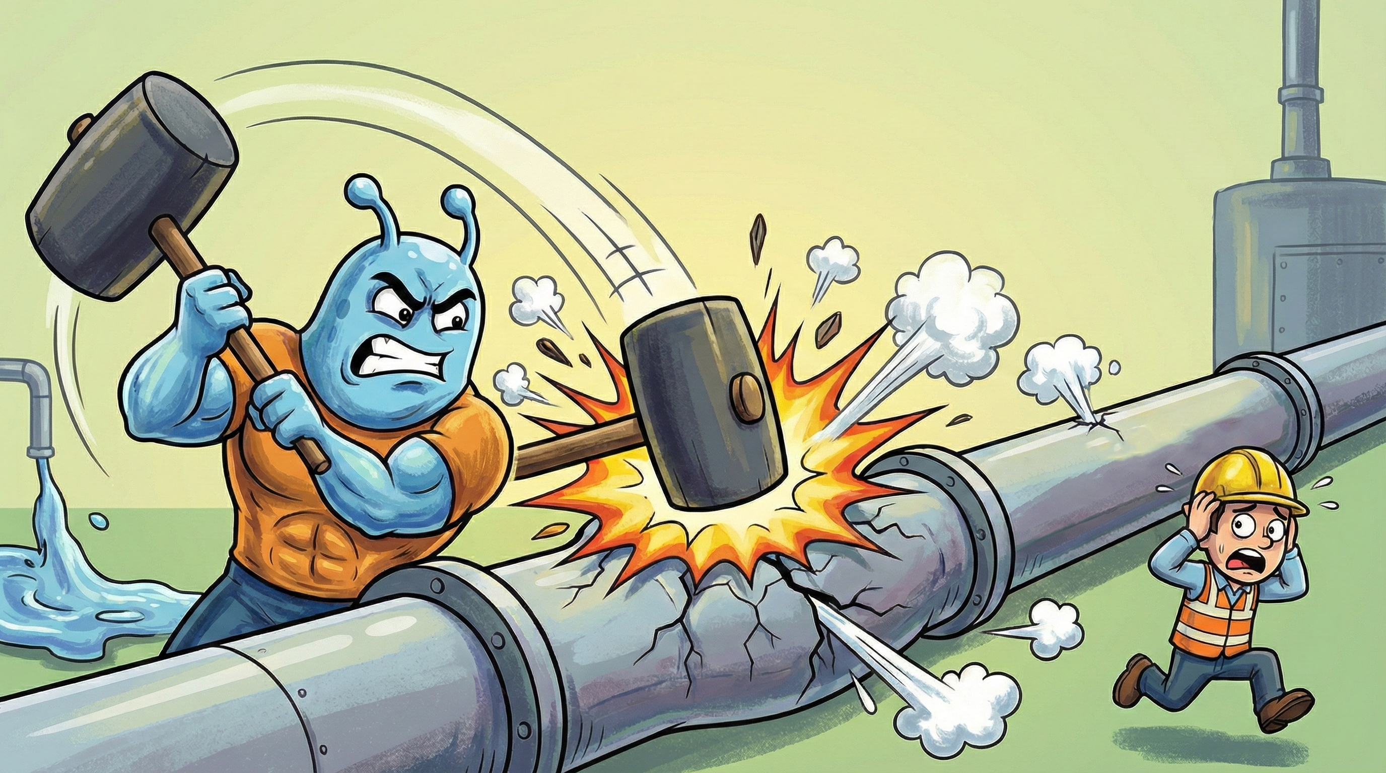 Hiện Tượng Búa Nước (Water Hammer) Là Gì? Nguyên Nhân & Cách Khắc Phục Triệt Để