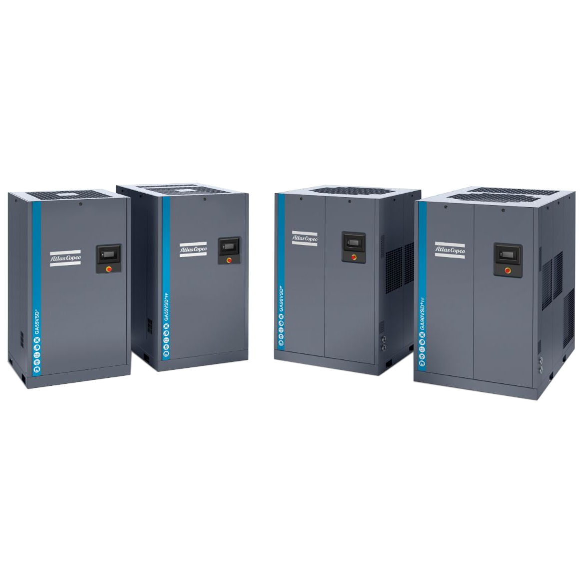 Máy nén khí trục vít bôi trơn bằng dầu GA (VSD⁺)